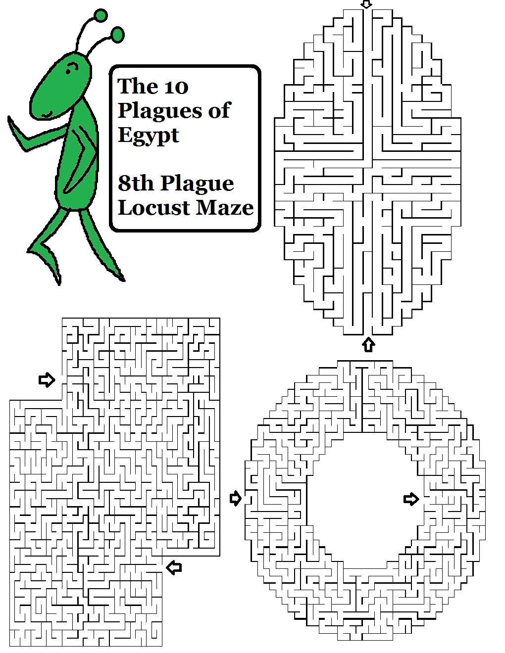 10 Plagues of Egypt Locust Lesson